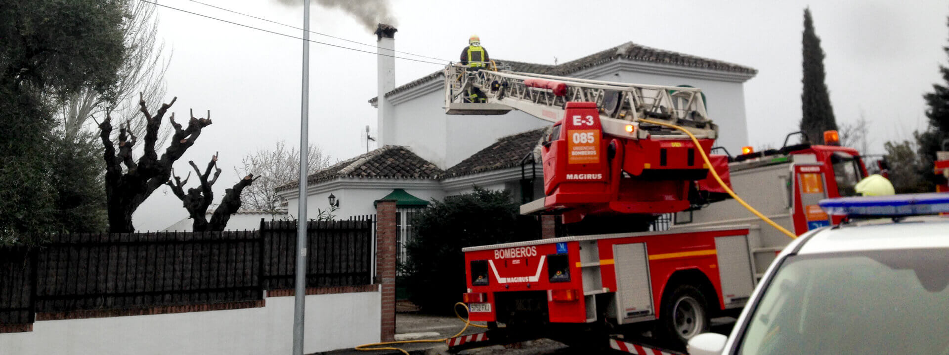 Feuer! Fuego! Unser Kamin brennt!