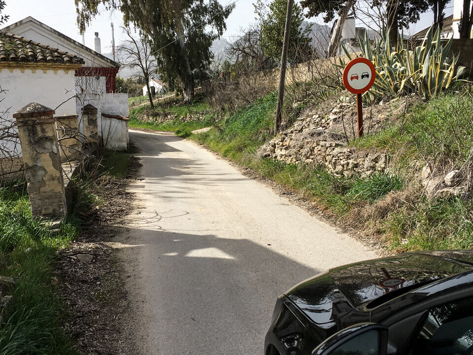 Autofahren in Andalusien - Überholverbot