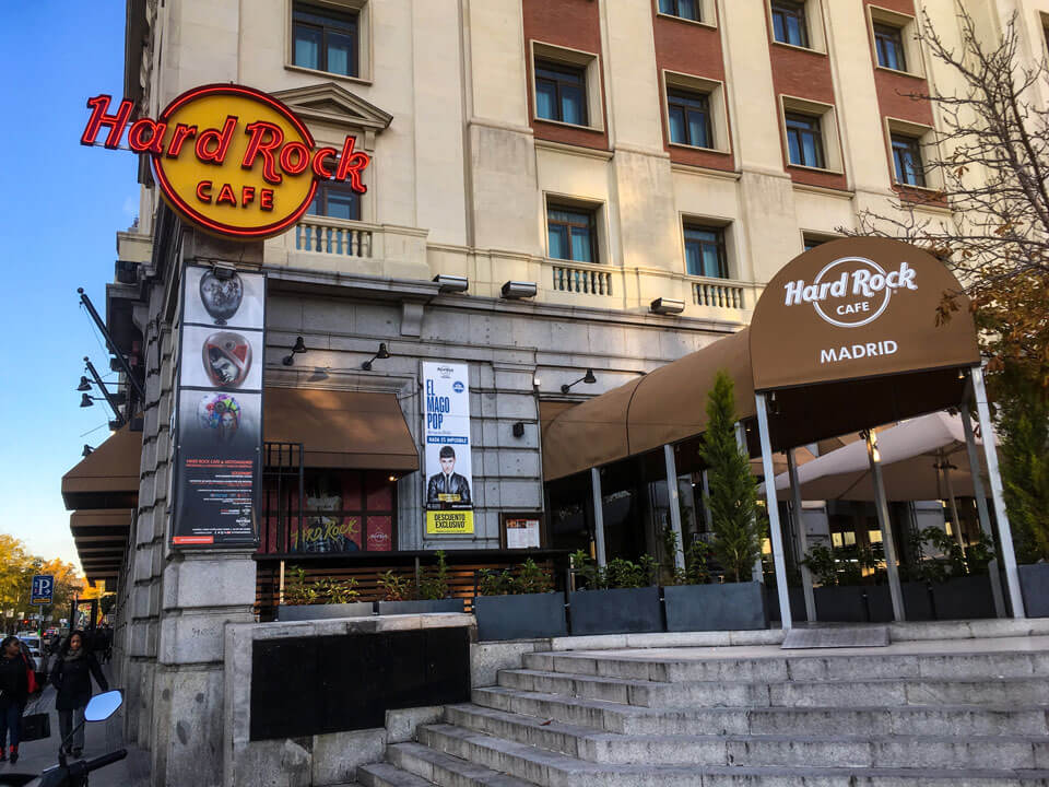 Wochenende in Madrid - Hard Rock Cafe